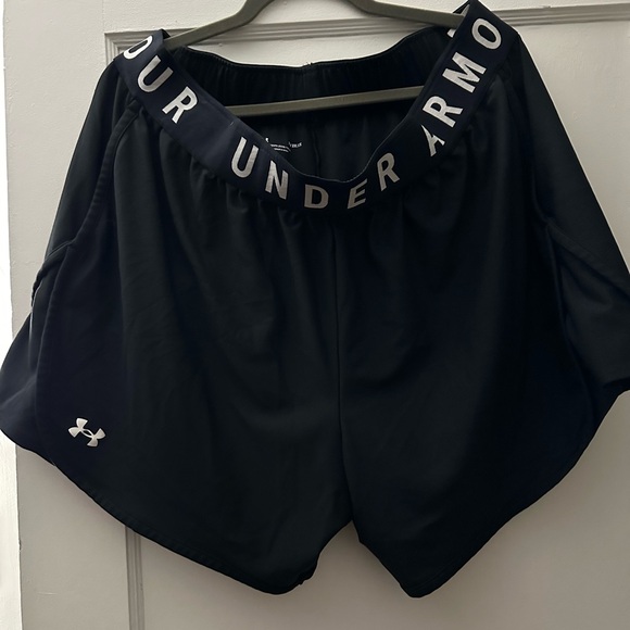Under Armour Women's Black Shorts - Pair #2 - Picture 1 of 1